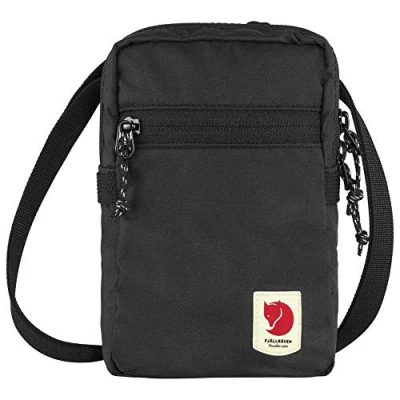 Image of FJALLRAVEN Unisex High Coast Pocket Shoulder bag, Black, 0.8 L UK