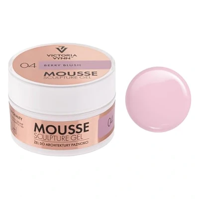 Image of Victoria Vynn MOUSSE SCULPTURE Gel 50ml NEW Thixotropic BERRY BLUSH 04