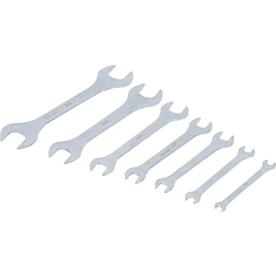 Image of BGS 9019 Double Open End Spanner Set extra flat 6 23 mm 7 pcs.