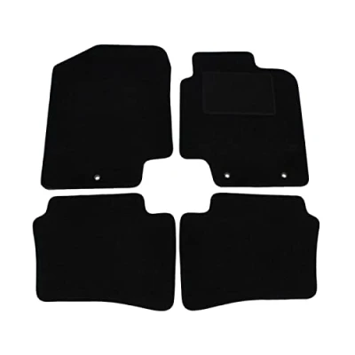 Image of Tailored Black floor Car Mats for i20 mk1 2008 2014 4pcs