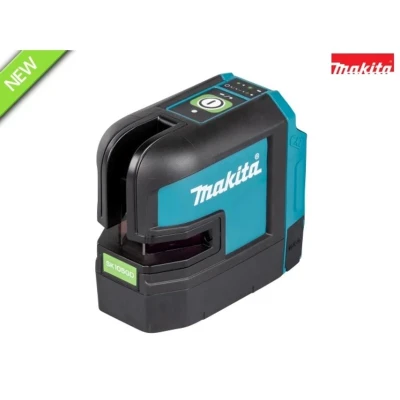 Image of Makita SK105GDZ 12V Max Li Ion CXT Green Cross Line Laser Supplied in A Carry Pouch Batteries and Charger Not Included