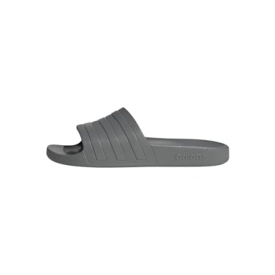 Image of adidas Women&#039;s Adilette Aqua Slides, Grey Three/Grey Three, 9 UK