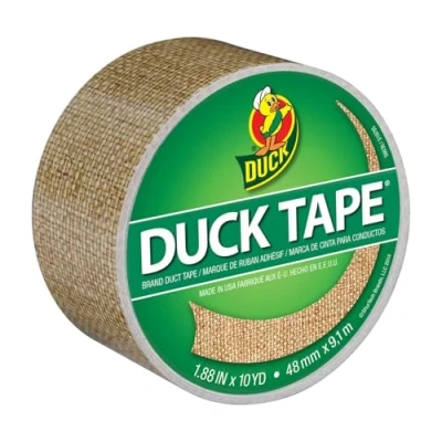Image of ShurTech Patterned Duck Tape 1.88 inch x 10yd Burlap, Other, Multicoloured, 11.39 11.65 7.08 cm