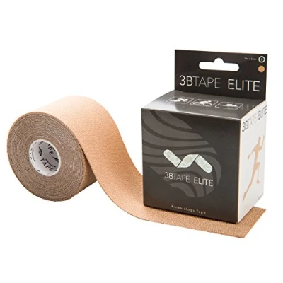 Image of 3B Scientific 3BTAPE ELITE 5m x 5cm of Kinesiology Tape Elastic Muscle and Joints Support for Exercise, Sports Injury Recovery, Pain Water Resistant Sport Beige