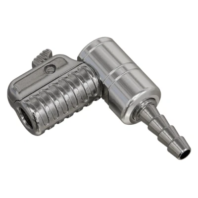Image of Sealey 90 Angled Swivel Tyre Inflator Clip On Connector 6mm Bore