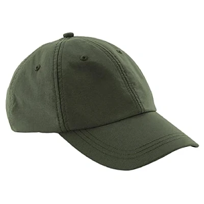 Image of Beechfield Unisex Outdoor Waterproof 6 Panel Cap One Size Fits All Olive Green