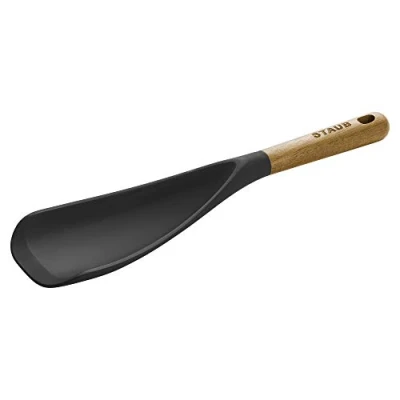 Image of STAUB 40503 105 Twin Cooking Spoon, Silicone, Matte Black
