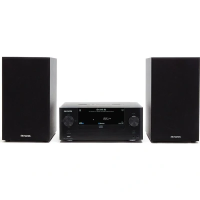 Image of Aiwa MSBTU 500 Micro chain with remote control, (Hi Fi, Bluetooth, Sound equipment for your home, CD, USB Charging, MP3, FM Radio, 50W (RMS), Compact design, Equalizer) Black/White