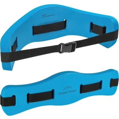 Image of EVEREST Fitness Swimming Belt For Adults Adjustable Swim Aqua Jogging Water Belts Aerobics, and Training Accessories in Blue