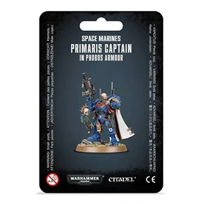 Image of Games Workshop Warhammer 40,000 Space Marines: Primaris Captain in Phobos Armour