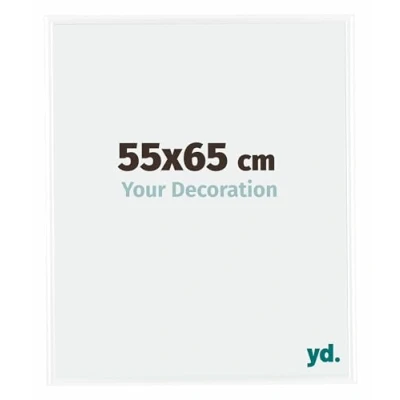 Image of Your Decoration Picture Frame 55x65 cm Decorative Wall in Plastic with Plexiglas Glass Antireflection Excellent Quality White High Gloss Bordeaux