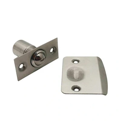 Image of Stainless Steel 304 Cylindrical Adjustable Door Catches for Cabinet Kitchen Furniture Passage