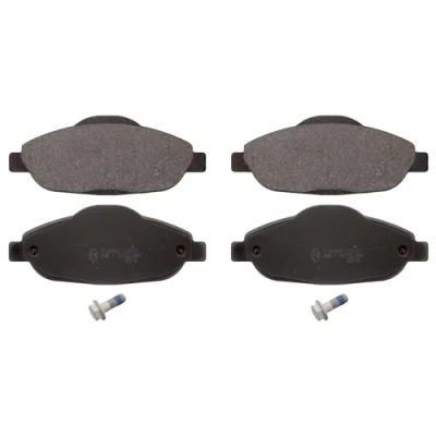 Image of 1609253080, 1613259380, 1617270080, 1647862780, 425393 Brake pad set BLUE PRINT ADP154204 Front Axle with screw PEUGEOT: 3008 I, 308 I Hatchback