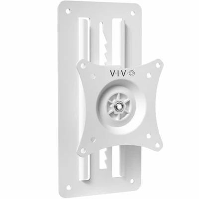 Image of VIVO Height Adjustable 17 to 32 inch Single Monitor Articulating Wall MOUNT for Standing Workstations, Fits 1 Screen with Max VESA 100x100mm, White, VW01AW