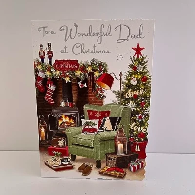 Image of Jonny Javelin Wonderful Dad Love At Christmas Card