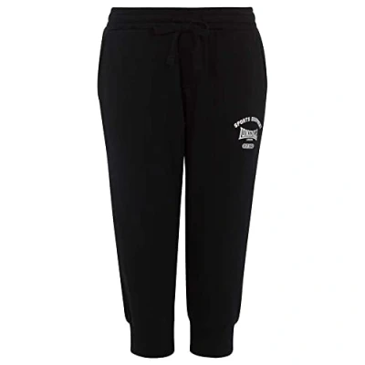 Image of Lonsdale London Leeds Women&#039;s 3/4 Jogging Bottoms, Womens, 116618, Black, M