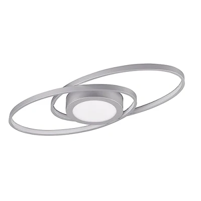 Image of Reality Leuchten Galaxy R62991187 LED Ceiling Light Metal Matt White with 28 Watt Switch Dimmer