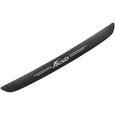 Image of Car Rear Bumper Protector Strip for Fo rd Ecosport Edge Escape Fiesta Fusion Kuga ST, Trunk Sill Scuff Plate Carbon Fiber Anti scratch Sticker Body Styling Accessories,
