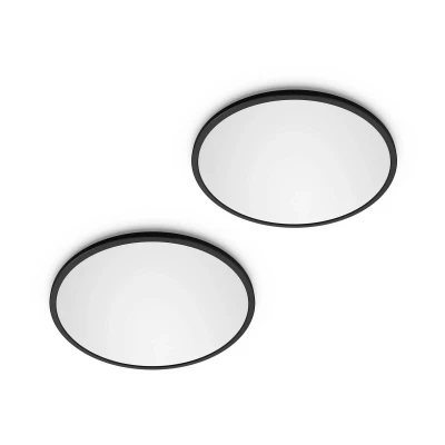 Image of Philips Lighting Ceiling Light, Black