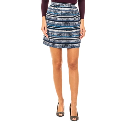 Image of La Martina Womens Straight skirt with zipper closure at the back JWK002 woman Multicolour Size EU 42
