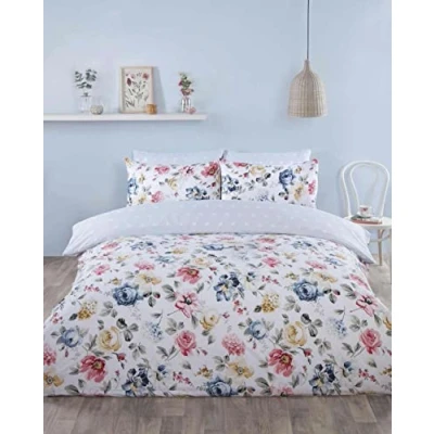 Image of Rapport Home Emilia Floral Duvet Cover Set Multi Single Bedding