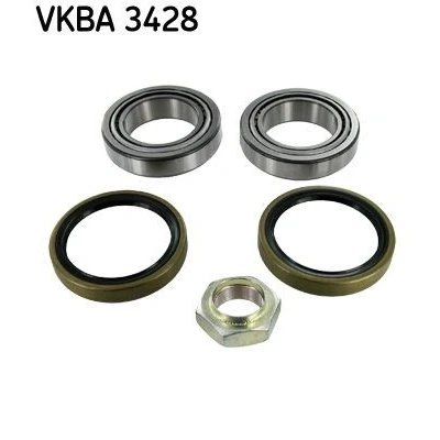 Image of 1300535080, 332641, 335024, 335030 Wheel bearing kit SKF VKBA 3428 with shaft seal 90,0mm FIAT: Ducato II Platform/Chassis