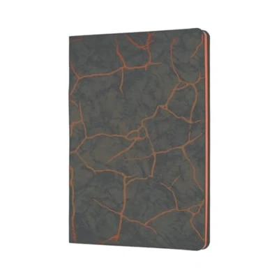 Image of Collins Enigma A5 Ruled Notebook Brown