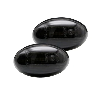 Image of Set LED Side Indicators compatible with Mercedes A Class W168 / Vito W639 W447 Citan W415 Smoke incl. Dynamic Running Light