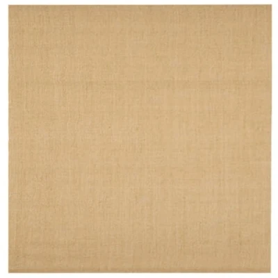 Image of vidaXL Indoor Sisal Area Rug Square Natural Fiber Carpet with Anti Slip Backing for Living Room, Bedroom, Office Easy to Clean, Durable Floor Mat (100 x 100 cm, Brown)
