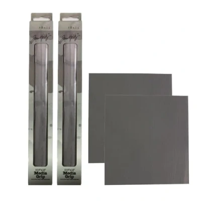 Image of Tonic Studios Tim Holtz 12&quot; x 10.5&quot; Media Grip 2 Pack Secure Your Crafting Surfaces