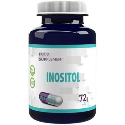Image of Inositol 1000mg 1500mg Serving 120 Vegan Capsules, 3rd Party Lab Tested, High Strength Supplement, No Fillers or Bulkers