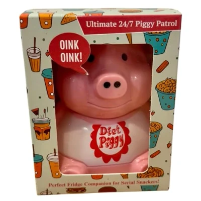 Image of Diabolical DP1317 Diet Pig Funny Gifts for Women, Novelty Kitchen Gadgets Home, Gag Secret Santa Work Colleagues, Presents Foodies, Chef
