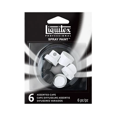 Image of Liquitex Professional Spray Paint Nozzles Assorted, Pack of 6, pink