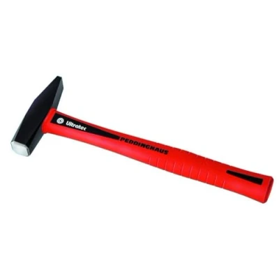 Image of Peddinghaus 5039980400 Ultratec Locksmith&#039;s Hammer, Black/Red, 400 g