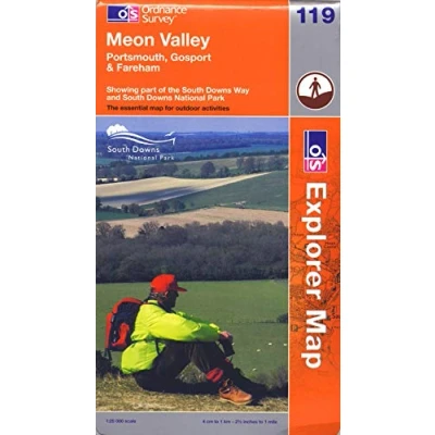Image of Meon Valley, Porstmouth, Gosport and Fareham (OS Explorer Map Active): Sheet 119