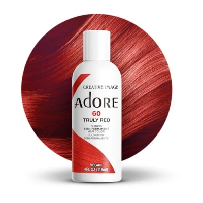 Image of Adore Shining Semi Permanent Hair Colour, 60 Truly Red