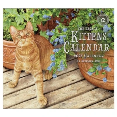Image of Legacy Kittens 13 x 12 Paper 2025 Hanging Wall Calendar