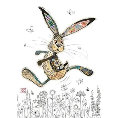 Image of Bug Art Blank Greeting Card Hesper Hare G034