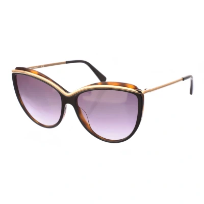 Image of Longchamp Womens Butterfly Shaped Acetate Sunglasses LO676S Women Black One Size