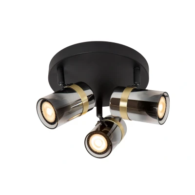 Image of Upton Ceiling spotlight 3xGU10 Smoke Grey