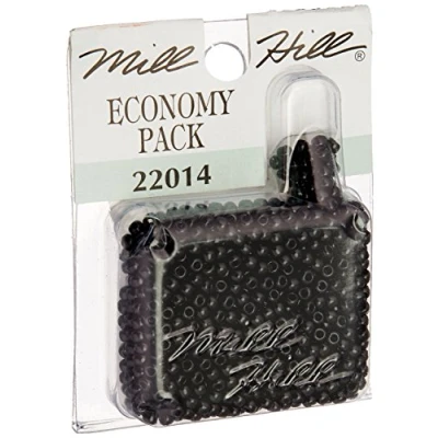Image of Mill Hill Glass Seed Beads Economy Pack, Black