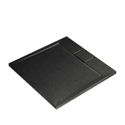 Image of Ideal Standard i.life Ultra Flat S Non Slip Shower Tray 700 x 700mm Jet Black T5246FV