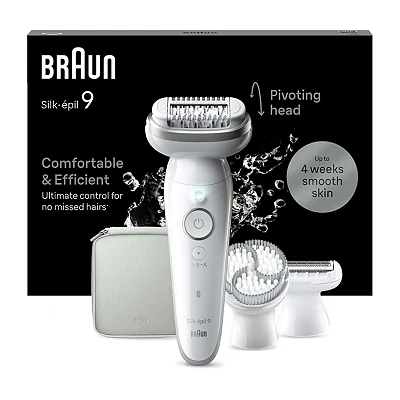 Image of Braun Silk pil 9, Epilator For Easy Hair Removal, Lasting Smooth Skin, 9 061
