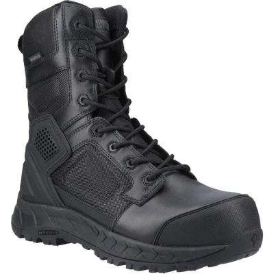 Image of Magnum Spider Exo 8.0 WP SZ Occupational Footwear Black UK 5 BlackUK 5Black Boots (11498) Men&#039;s Breathable