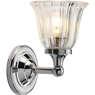 Image of Austen 1 Light Bathroom Wall Polished Chrome IP44, G9