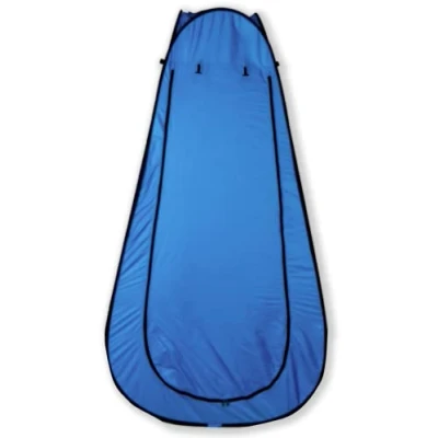 Image of Portable Outdoor Instant Pop Up Tent Privacy Camping Shower Toilet Changing Room (Blue)