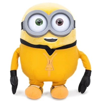 Image of Plush Minion Kung Fu Bob Kevin Stuart 25/30 cm Minions with Plastic Glasses, Delivery 1 Random Character, lemon tree, One Size, Model
