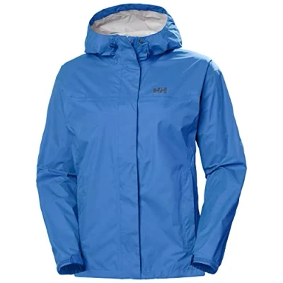 Image of Helly Hansen Women&#039;s Loke Waterproof Windproof Breathable Rain Jacket Shell, 606 Deep Fjord, L