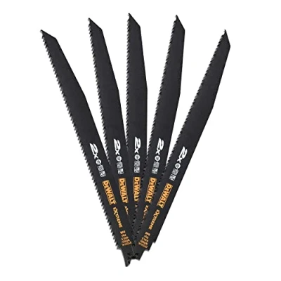 Image of DEWALT DT2314L QZ Reciprocating Blades, One Size, Set of 5 Pieces