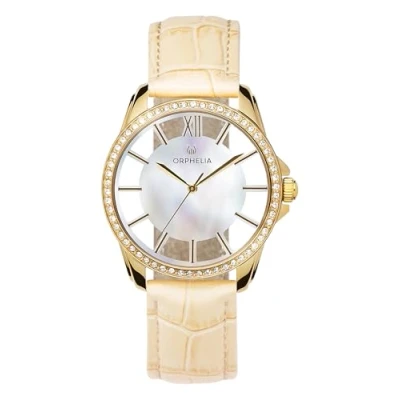 Image of Orphelia Epoch WoMens Yellow Watch OR11807 Leather One Size